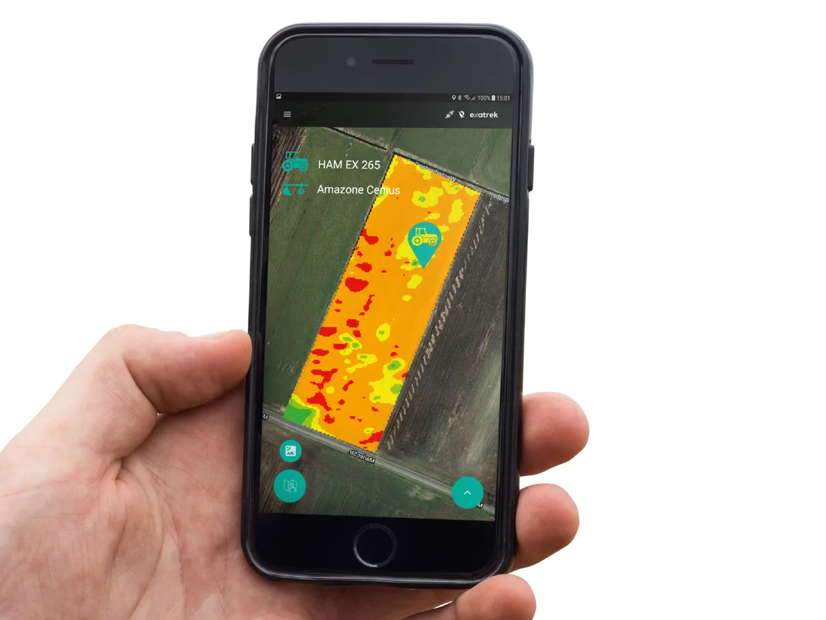 Amazone Cenius-2TX ZoneFinder with exatrek