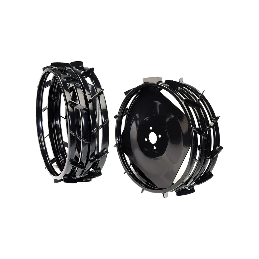 Bertolini Coppia ruote metalliche Ø 410 mm con anello allargamento