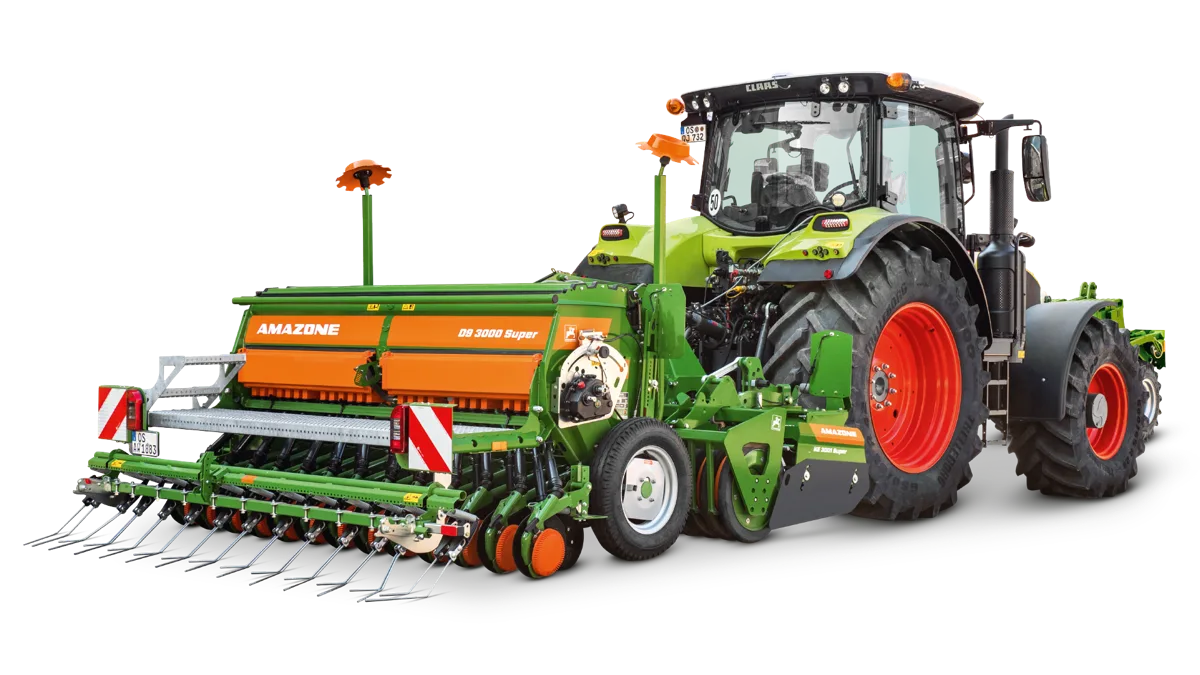Amazone D9 mounted seed drill