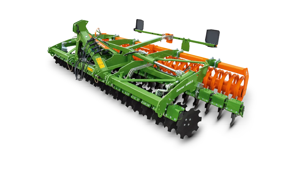 Amazone Catros + -2 mounted compact disc harrows