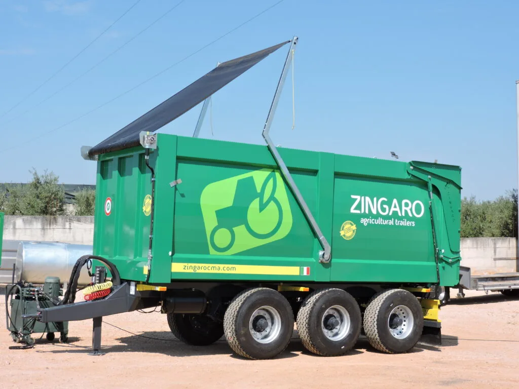 Zingaro Rimorchio tridem dumper 200 q.li/Mother Regulation