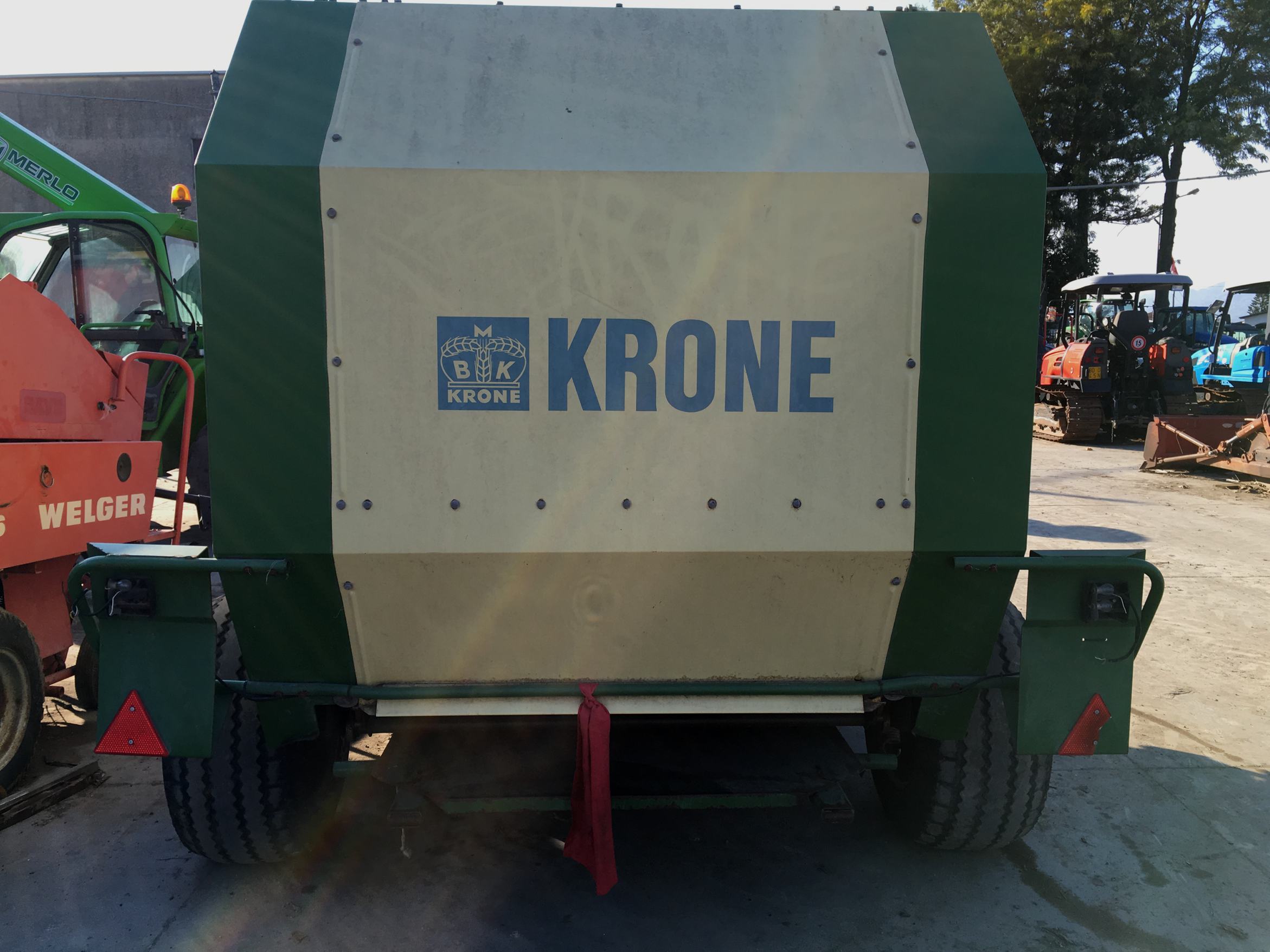 KRONE ROUND PACK 1550 MULTICUT Rotopressa Usata