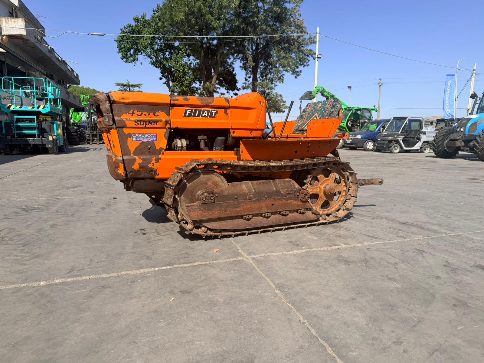 FIAT 455C SUPER USATO – TRATTORE CINGOLATO ANNO 1980