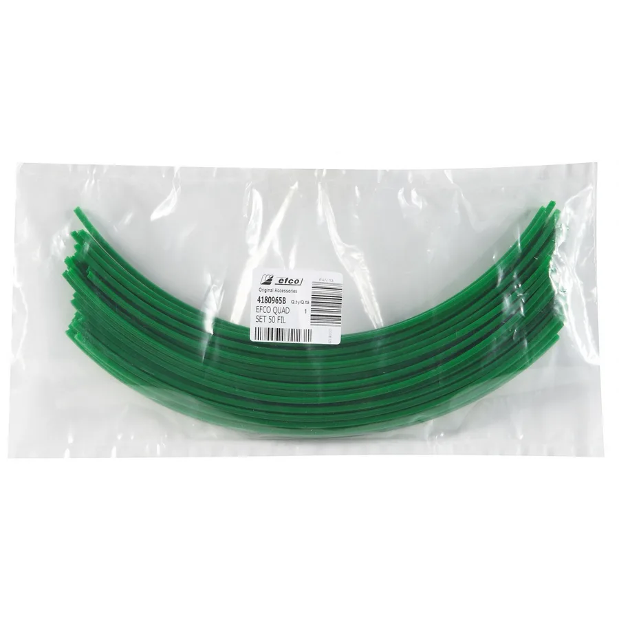 Efco Set di 50 fili sezione quadrata, Ø 3,5 mm, lunghezza 300 mm
