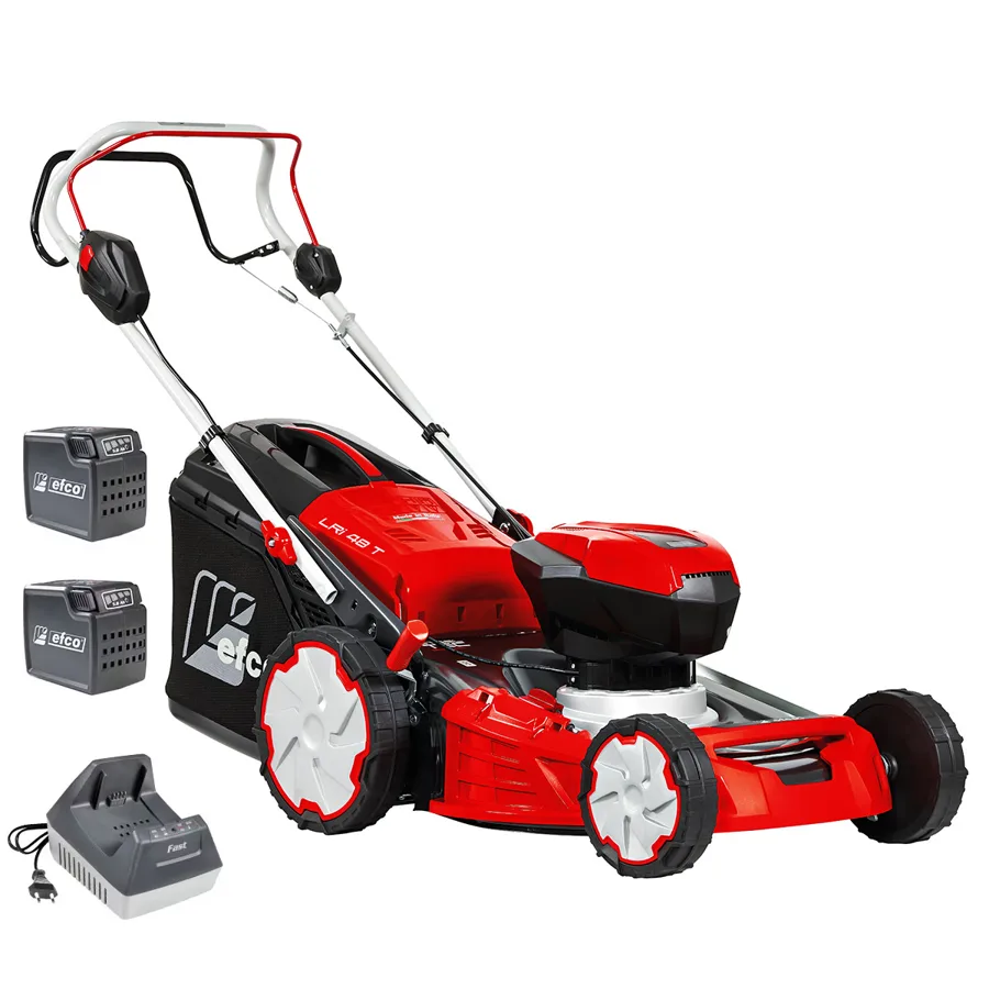 Efco LRi 48 T con 2 batterie Bi 5,0 EF e caricabatterie FAST CRG