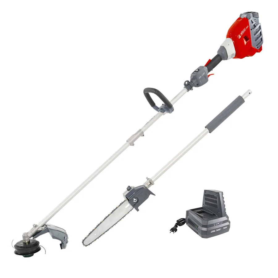 Efco DSi 530 D con batteria Bi 540, caricabatterie CRG 520, decespugliatore e potatore